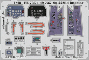 Eduard FE735 Su-22M-4 intérieur 1/48 SMER