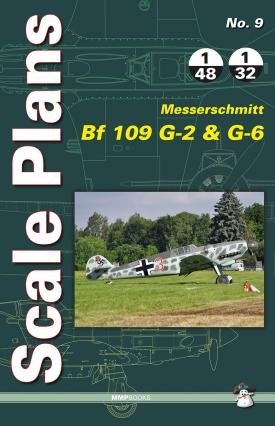 Plans à l'échelle MMP Books 78494 n° 9 Bf 109 G-2 et G-6 EN