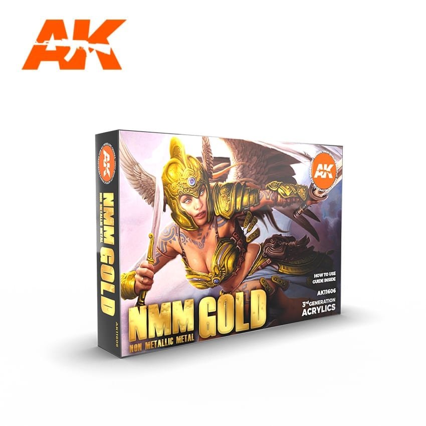 AK Interactive AK11606 NMM (Métal non métallique) OR Coffret 6 x 17 ml – image 2