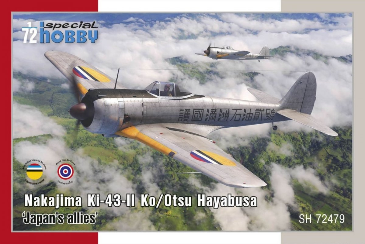 Special Hobby 72479 Nakajima Ki-43-II Ko/Otsu Hayabusa 'Les alliés du Japon' 1/72