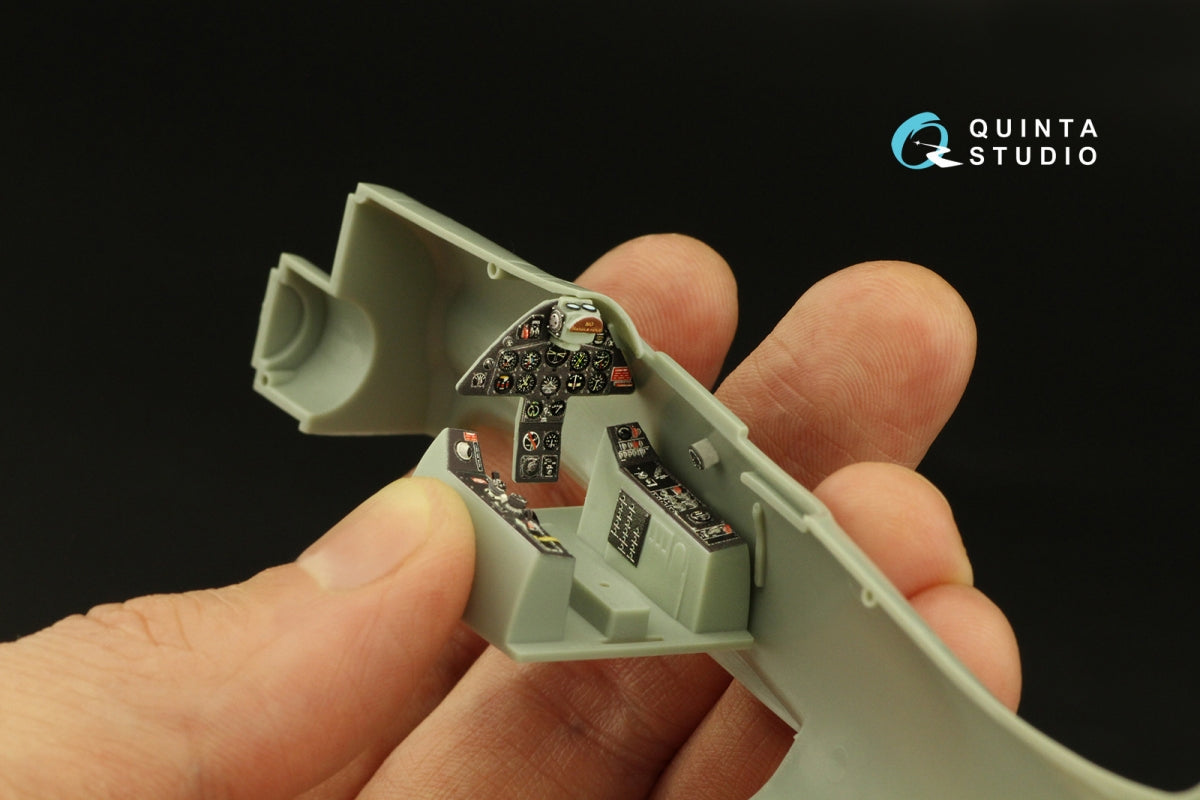 Quinta Studio QD48392 F8F-1 Bearcat 3D-Printed &amp;amp; coloured Interior on decal paper (Academy) 1/48 – zdjęcie 8