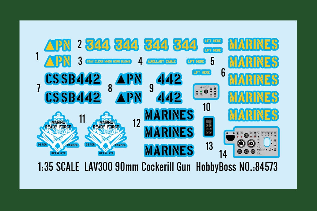 Hobby Boss 84573 LAV300 Canon Cockerill 90 mm 1/35 – Bild 3