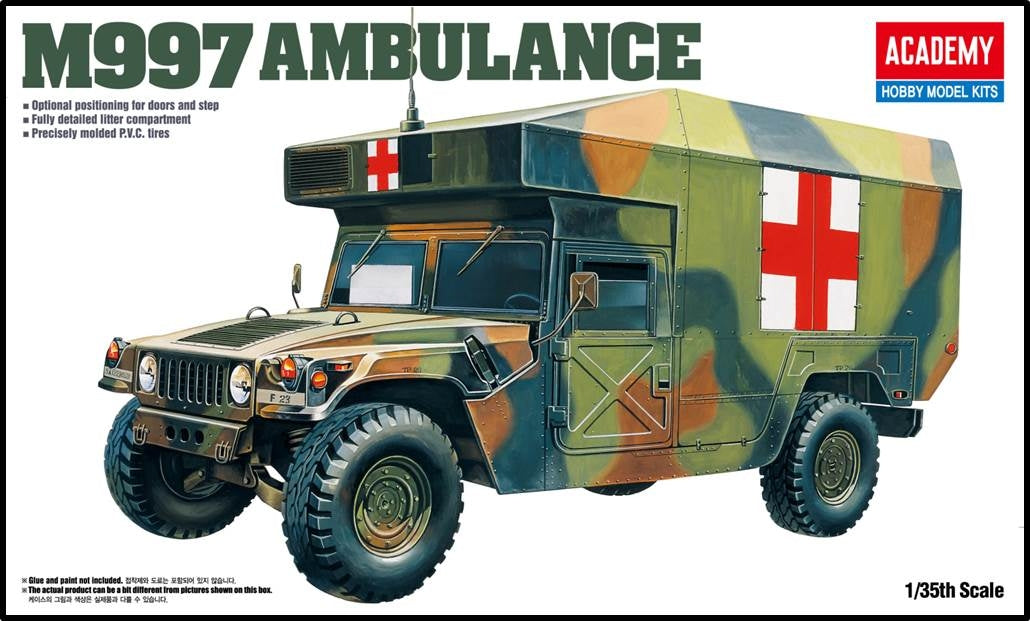 Ambulance Humvee Maxi M997 d&amp;#39;Academy 13243 au 1/35