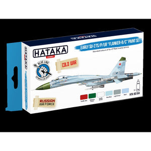 Kit de peinture Hataka HTK-BS104 Early Su-27S/P/UB « Flanker-B/C » (6 x 17 ml)