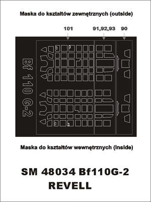 Montex SM48034 Me-110 G-2 REVELL