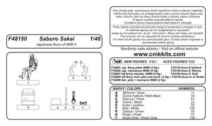 CMK F48150 As japonais S. Sakai (1.fig pour A6M2 Zero) 1/48  – image 3