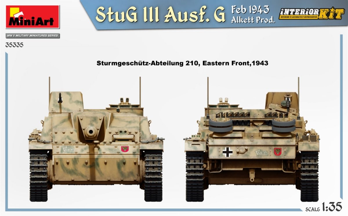 MiniArt 35335 StuG III Ausf. G février 1943 Alkett Prod. KIT INTÉRIEUR 1/35 – image 4