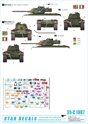 Star Decals 35-C1087 M47 Patton 3 1/35  – Bild 2