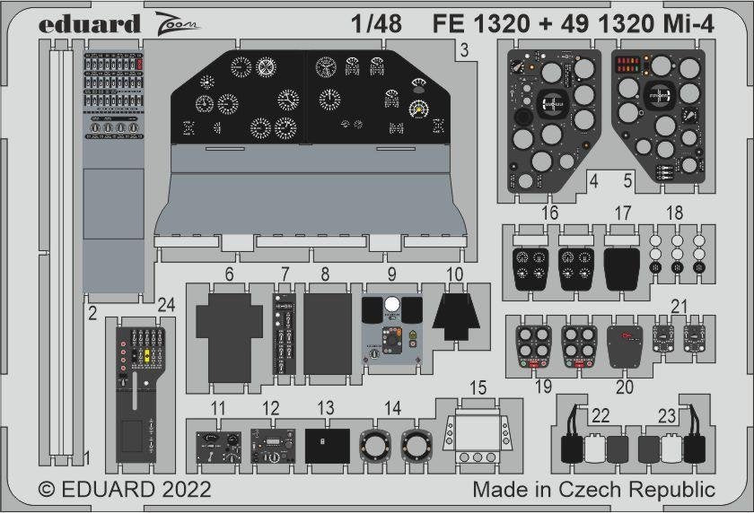 Eduard 491320 Mi-4 TRUMPETER 1/48 – imagen 2