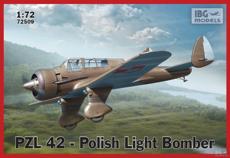 IBG 72509 PZL 42 - Bombardier léger polonais (1/72)