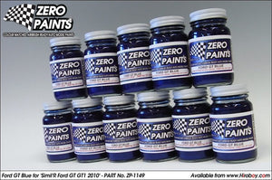 Peinture Zero Paints ZP-1194 Bleu Mica pour Ford GT GT1 2010 (60 ml)
