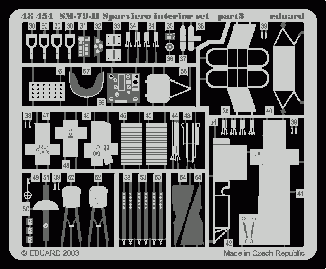 Eduard BIG4811 SM 79 SPARVIERO 1/48 TROMPETTE – image 7