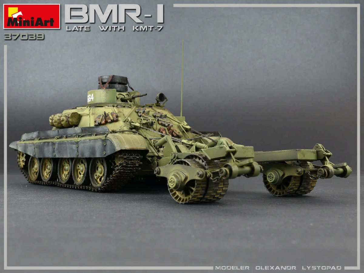 MiniArt 37039 BMR-1 Mod tardif. avec KMT-7 1/35 – immagine 7