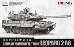 Meng 72-012 German MBT Leopard 2 A8 1/72