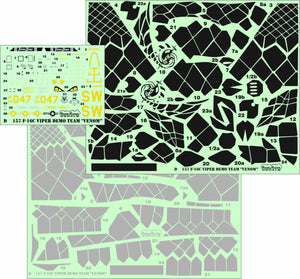 ModelMaker Decals D48157 F-16C Viper Demo Team &amp;quot;Venom&amp;quot; 1/48 – image 2
