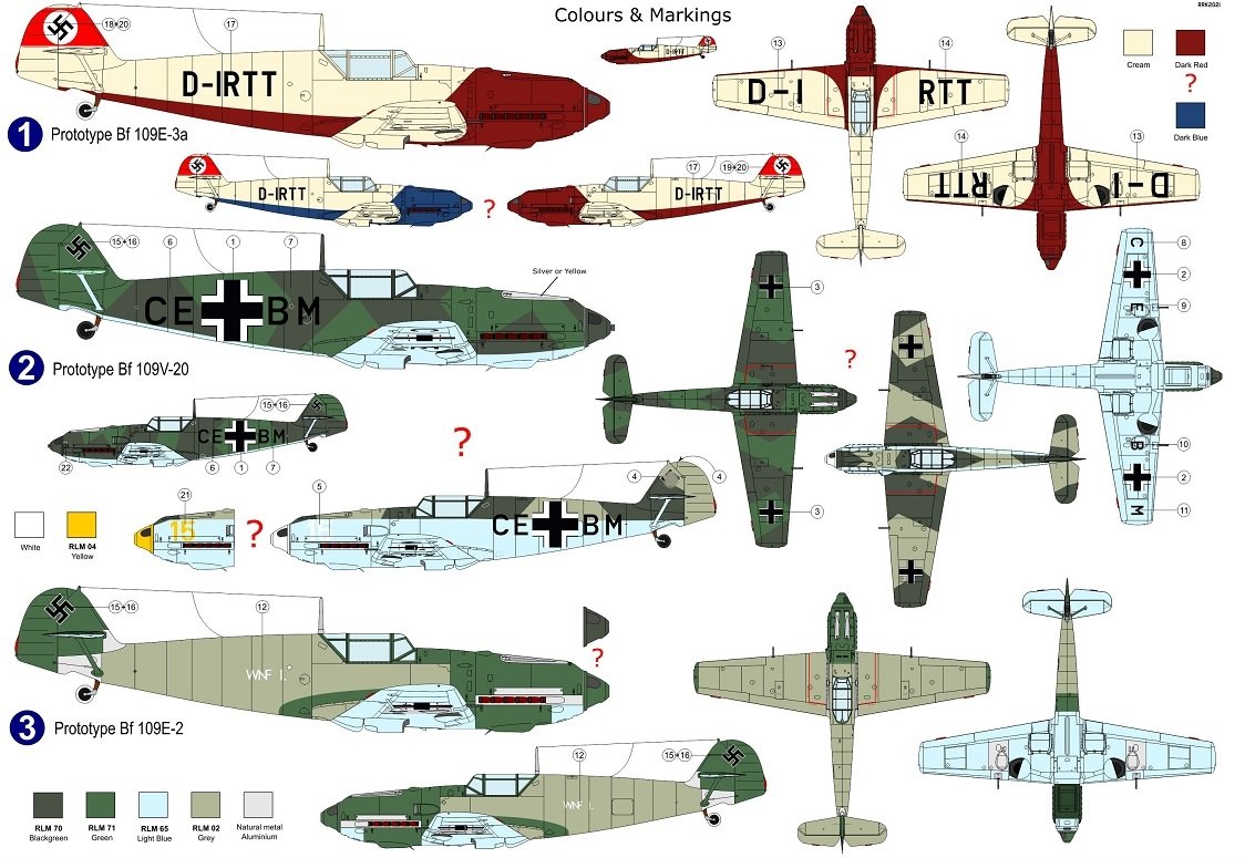 AZ Modèle AZ7690 Bf 109E-2/3/V-20 1/72 – immagine 2