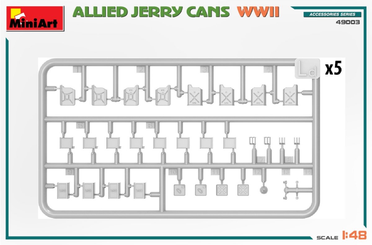 MiniArt 49003 JERRY CANONS ALLIÉS WW2 1/48 – image 4