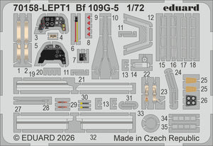 Eduard 70158 Messerschmitt Bf-109 G-5 (Profipack Edition) 1/72 – image 13