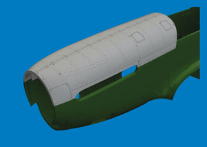 Eduard 632225 North American P-51 B/C Mustang - Top Cowling for Eduard Kits / 3D-Printed 1/32