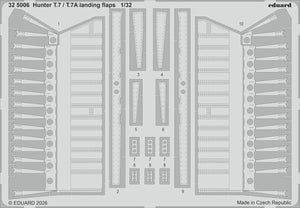Eduard 325006 Hawker Hunter T.7 / T.7A - Landing Flaps for Revell Kits 1/32