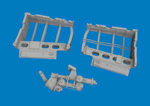 Eduard 632219 North American P-51 B/C Mustang - Tail Wheel Well for Eduard Kits / 3D-Printed 1/32