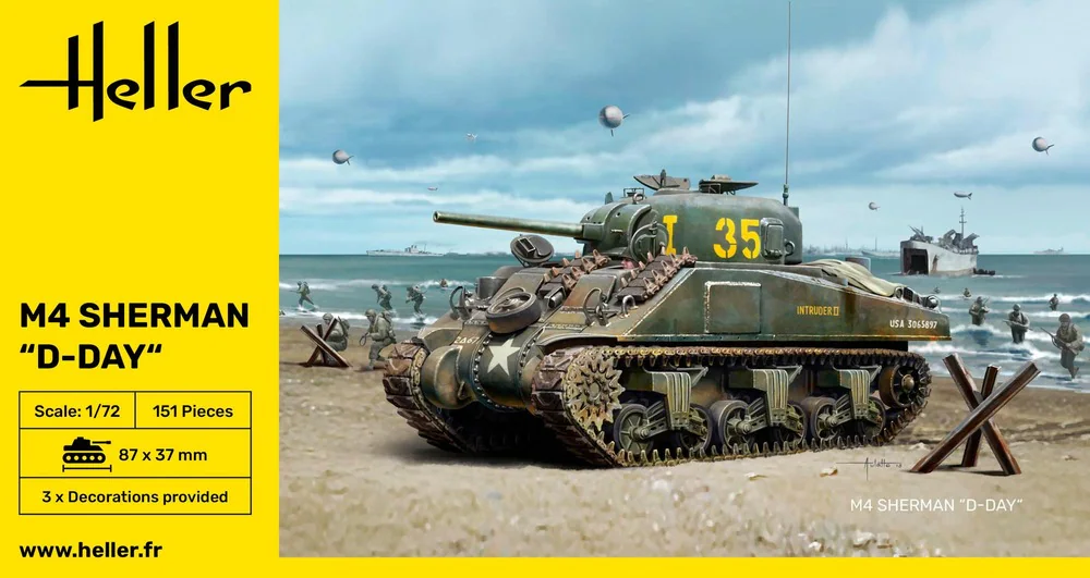 Heller 79892 M4 Sherman « Jour J » 1/72