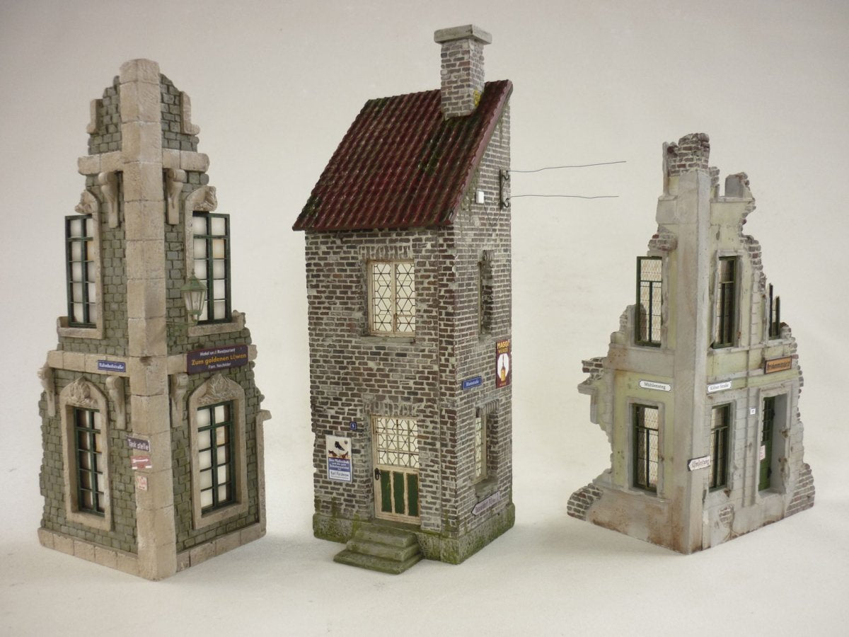 RT-Diorama 35255 Bâtiments d&amp;#39;angle (3 pièces) 1/35 – immagine 8
