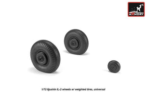 Armory Models AW72055 Iljushin IL-2 Bark, roues de type ancien avec pneus lestés, échelle 1/72  – Bild 3