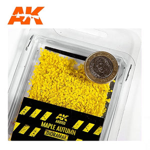 AK Interactive AK8153 FEUILLES D&amp;#39;AUTOMNE D&amp;#39;ÉRABLE 28MM 1/72 – immagine 2
