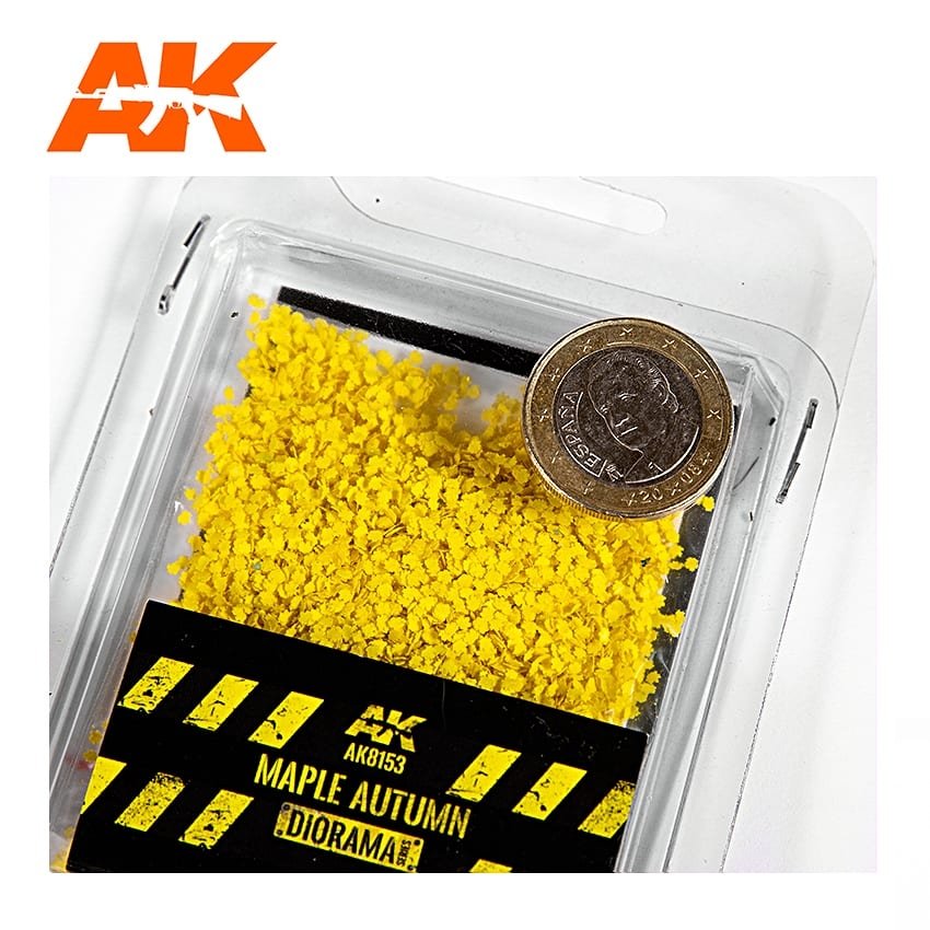 AK Interactive AK8153 FEUILLES D&amp;#39;AUTOMNE D&amp;#39;ÉRABLE 28MM 1/72 – immagine 2