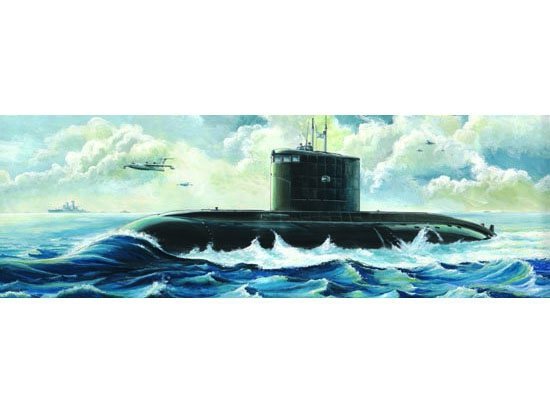 Trumpeter 05903 Sous-marin d'attaque russe de classe Kilo 1/144 
