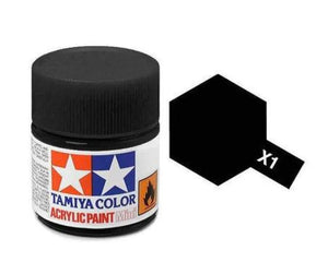 Tamiya 81001 Peinture acrylique X-1 noire 23 ml