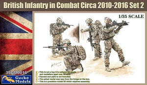 Gecko Models 35GM0016 Infanterie britannique au combat Circa 2010-12 SET 2 1/35