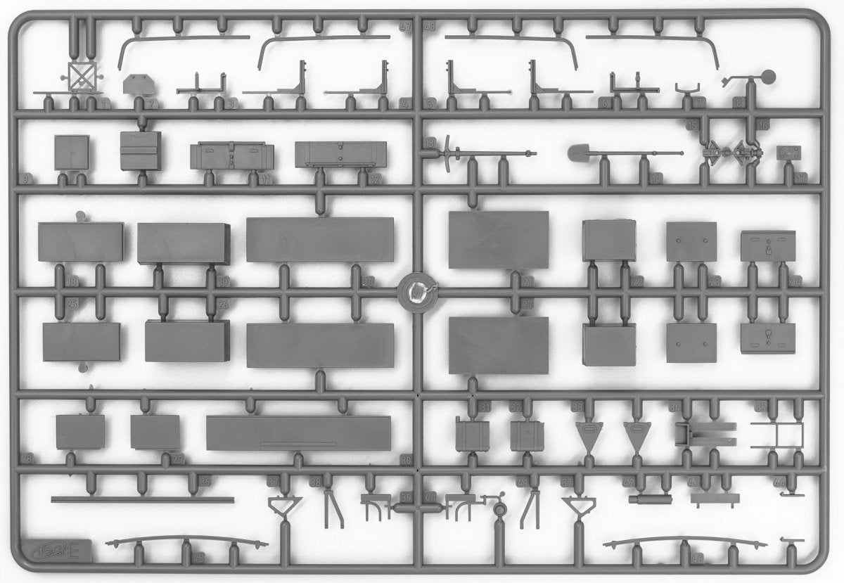 Camions radio ICM DS3509 Wehrmacht (Henschel 33D1 Kfz.72, Krupp L3H163 Kfz.72) 1/35 – imagen 4