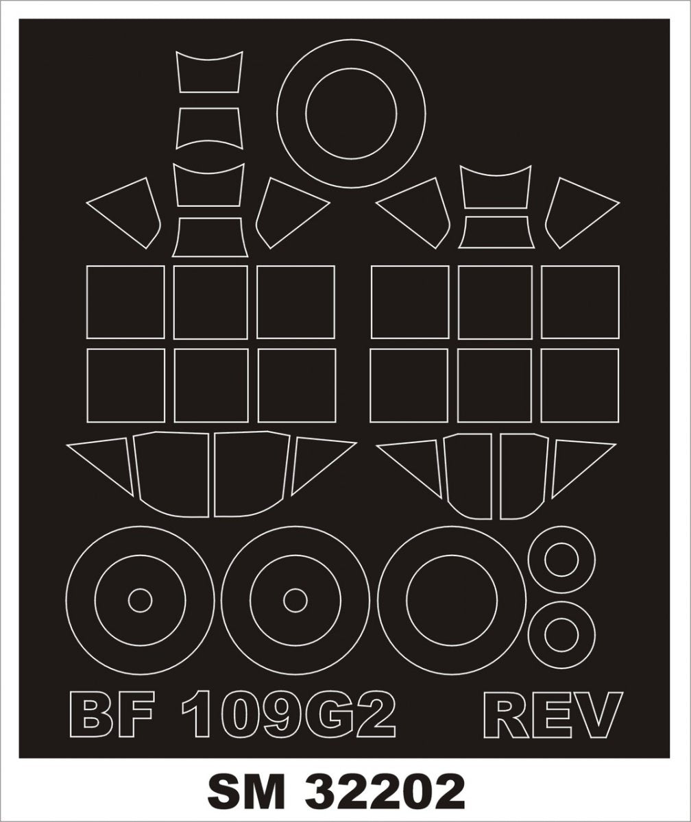 Montex SM32202 BF 109G-2 pour REVELL 1/32