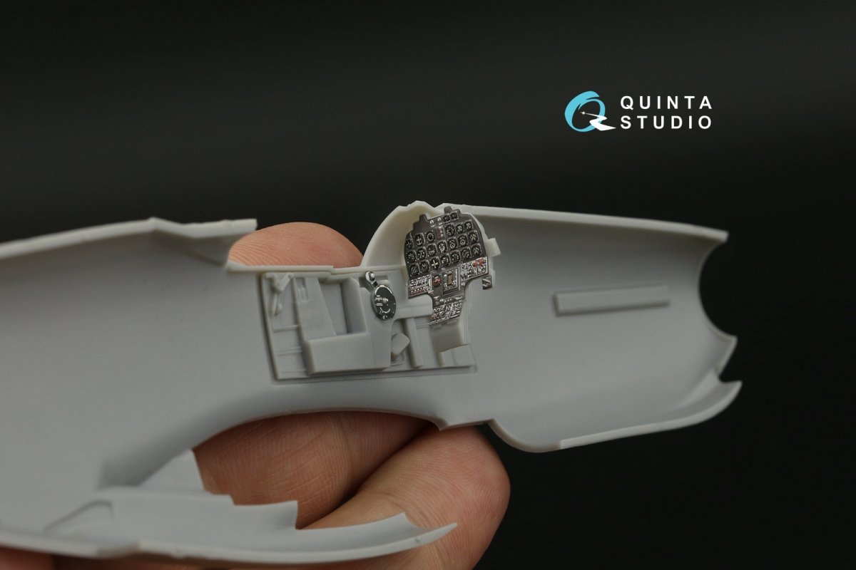 Intérieur imprimé en 3D et coloré sur papier décalcomanie Quinta Studio QDS-48364 F-82G Twin Mustang (Modelsvit) (Petite version) 1/48 – immagine 2