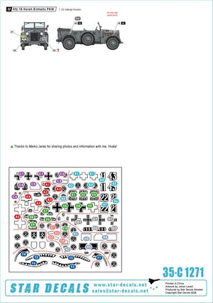 Star Decals 35-C1271 Balkans Seconde Guerre mondiale n° 2 1/35  – immagine 2