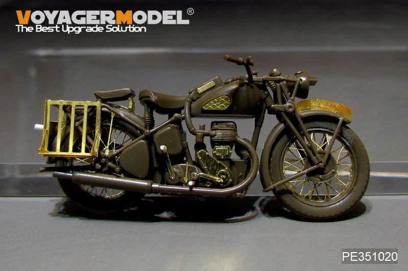 Kit d&amp;#39;amélioration Voyager Model PE351020 pour moto militaire britannique BSA M20 de la Seconde Guerre mondiale, compatible avec la maquette TAMIYA 35316 au 1/35 – Bild 2