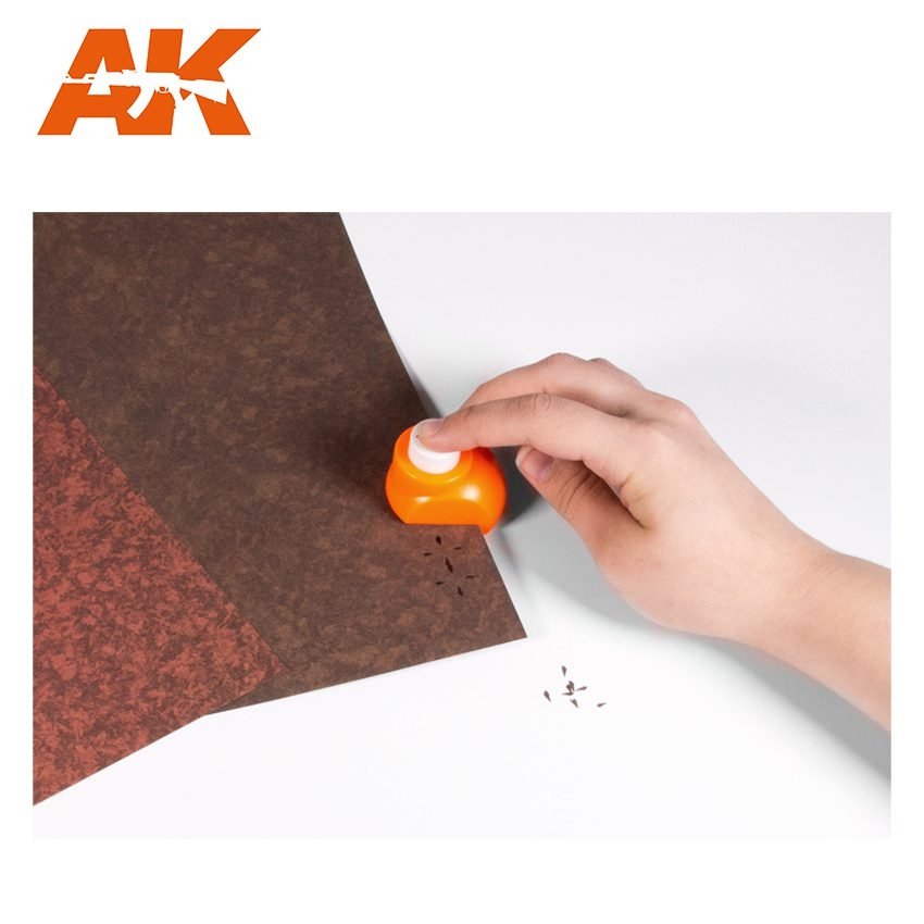 AK Interactive AK8147 JEU DE FEUILLES À PERFORATION – immagine 3