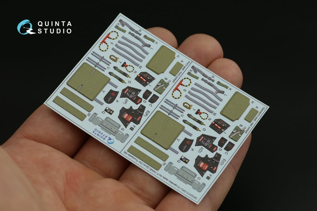 Quinta Studio QR32013 Sièges éjectables GRU-7A pour F-14A/B (2 pièces) (Trumpeter) 1/32 – Bild 9