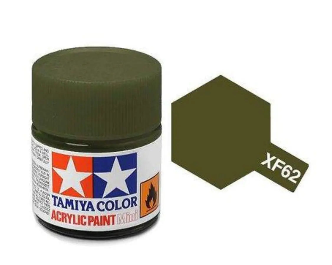 Peinture acrylique Tamiya 81762 XF62 Olive Drab 10 ml – immagine 2