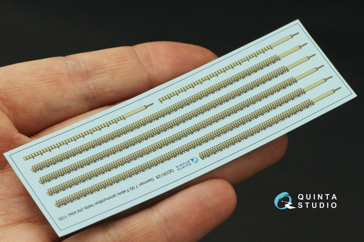 Quinta Studio QD35128 Bandes de munitions en tissu allemandes de calibre 7,92 (Tous les kits) 1/35 – image 3