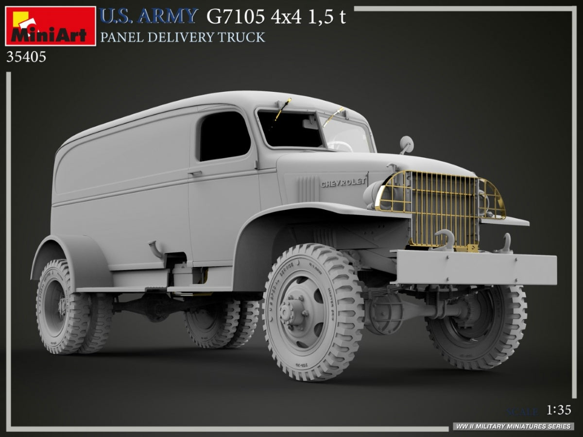 MiniArt 35405 Armée américaine G7105 Camion de livraison de panneaux 4x4 1,5 t 1/35 – image 14
