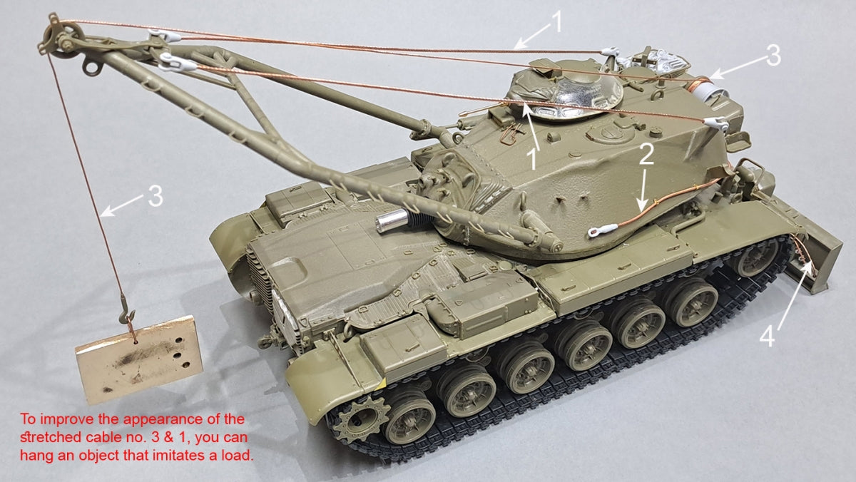 Kit de mise à niveau Eureka XXL ER-3572 pour le véhicule de génie de combat M728, compatible avec la maquette AFV Club 35254 au 1/35 – imagen 6
