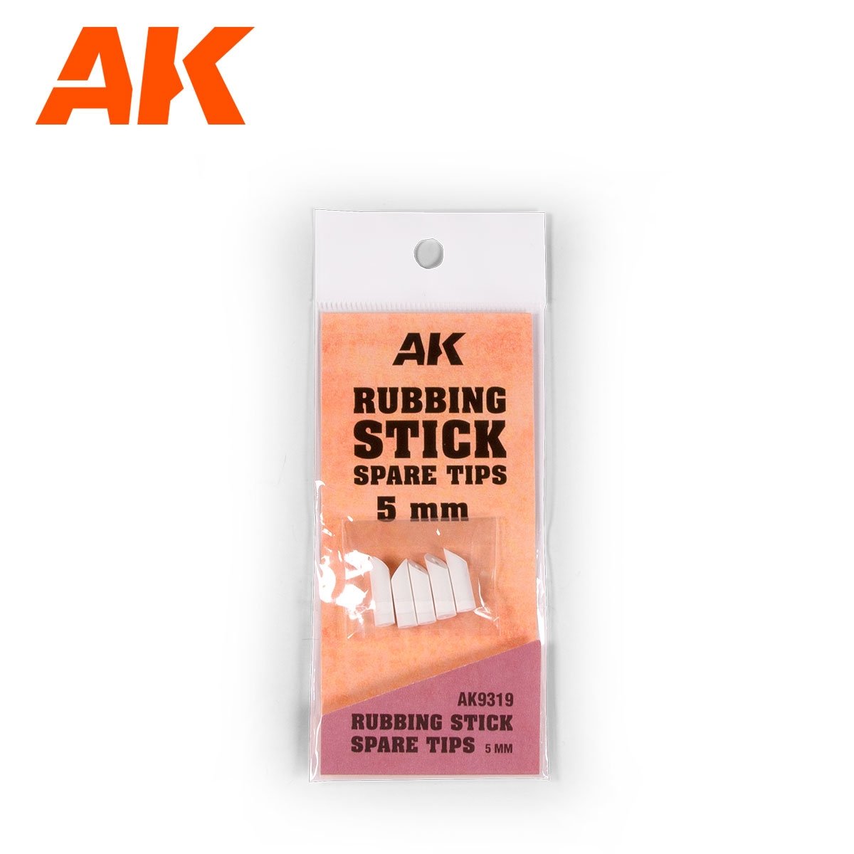 Embouts de rechange pour bâtonnet de frottement AK Interactive AK9319, 5 mm