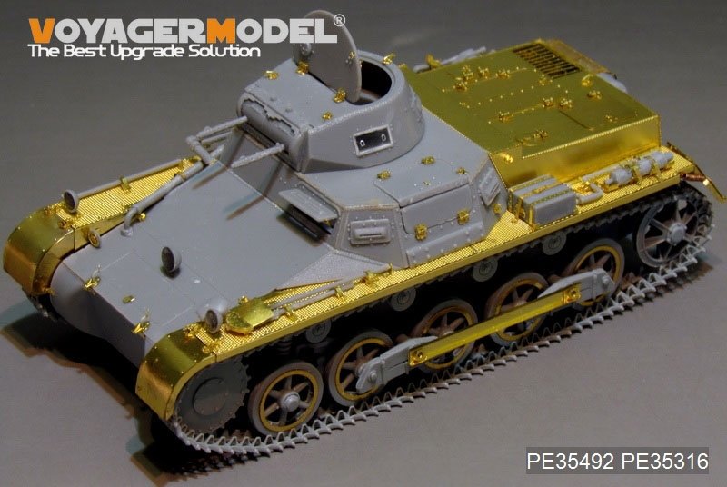 Maquette Voyager PE35492, char allemand Pz.Kpfw.I Ausf. B de la Seconde Guerre mondiale, pour maquette DRAGON 6186 au 1/35 – image 8