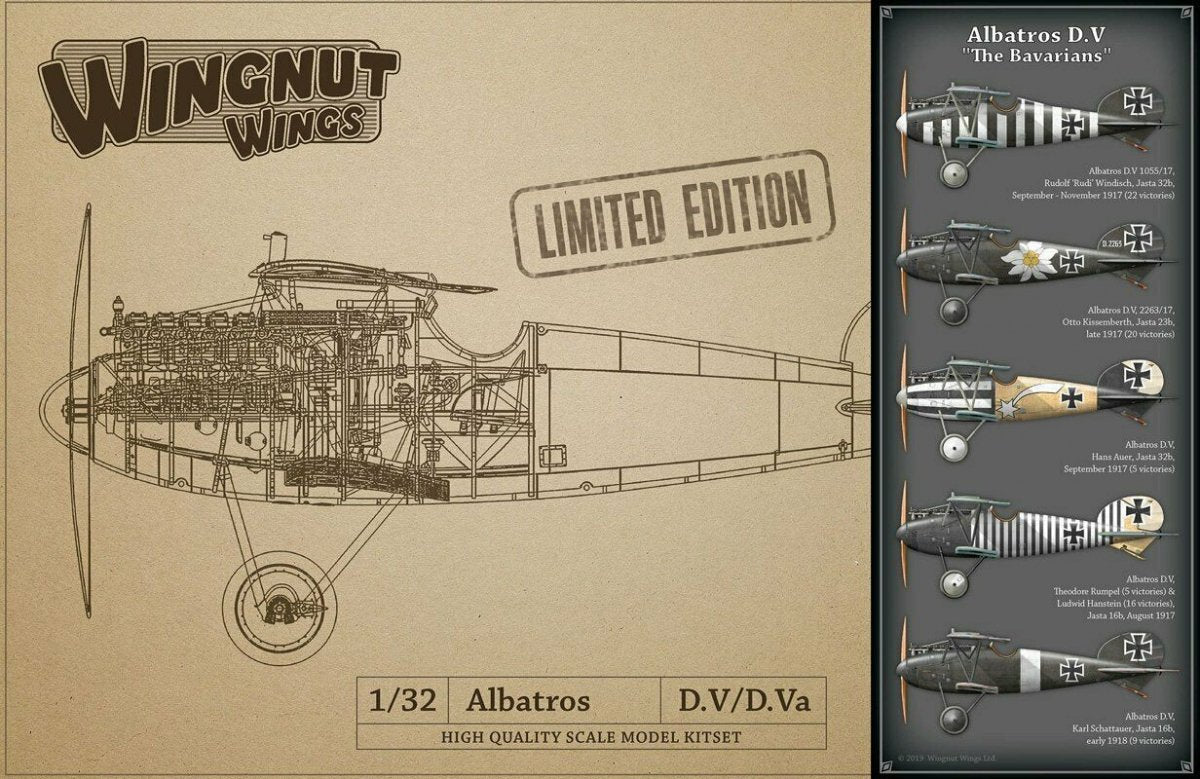 Wingnut Wings 32902 Albatros DV « Les Bavarois » 1/32