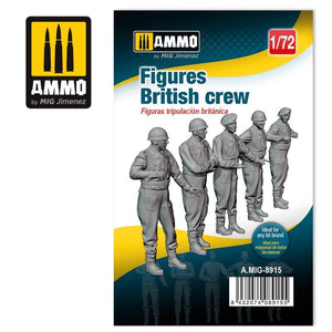 Munitions du Mig 8915, figurines d&amp;#39;équipage britannique, échelle 1/72
