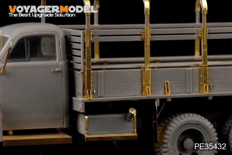 Maquette Voyager PE35432 Camion Studebaker US6 russe de la Seconde Guerre mondiale pour ITALERI 6499 / ICM 35511 1/35  – immagine 8