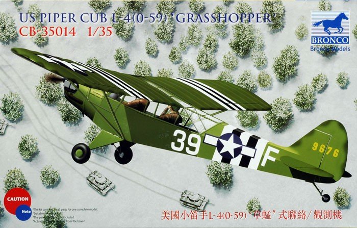 Bronco CB35014 1/35 Piper Cub L4 Grasshopper